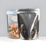 Standy Zipper Silver Pouches