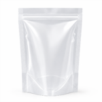 Standy Zipper Silver Pouches - Image 4